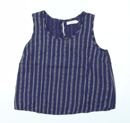 Womens UK Size 12 WEEKEND Blue Basic Blouse