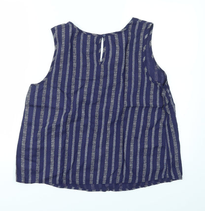 Womens UK Size 12 WEEKEND Blue Basic Blouse