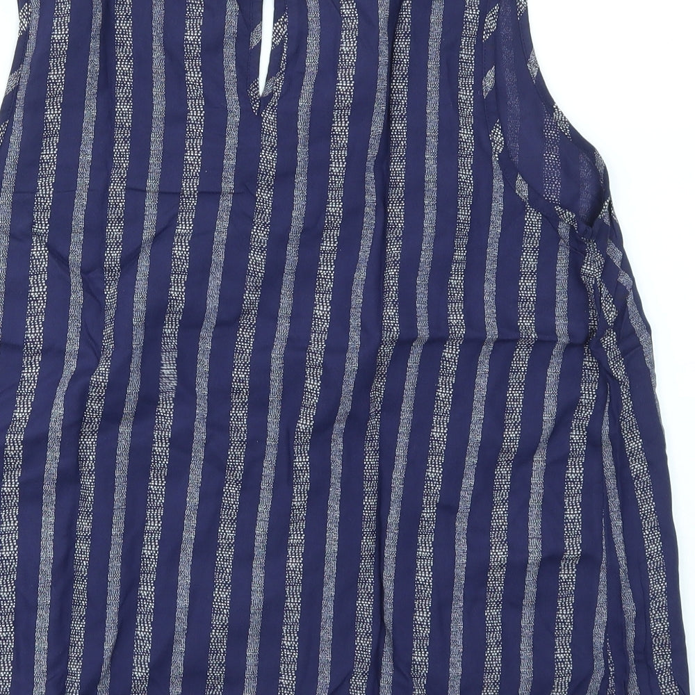 Womens UK Size 12 WEEKEND Blue Basic Blouse
