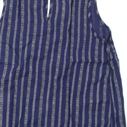 Womens UK Size 12 WEEKEND Blue Basic Blouse