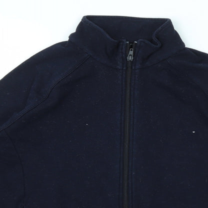 Womens UK Size 14 M&S Blue Full Zip Jumper