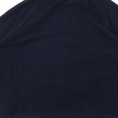 Womens UK Size 14 M&S Blue Full Zip Jumper