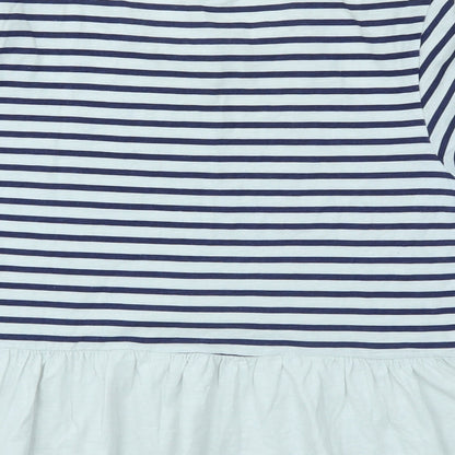 SINSAY Girls Multicoloured Striped  Basic Polo Size L