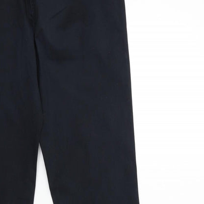 Womens UK Size 12 Debenhams Regular Fit  Black Trousers