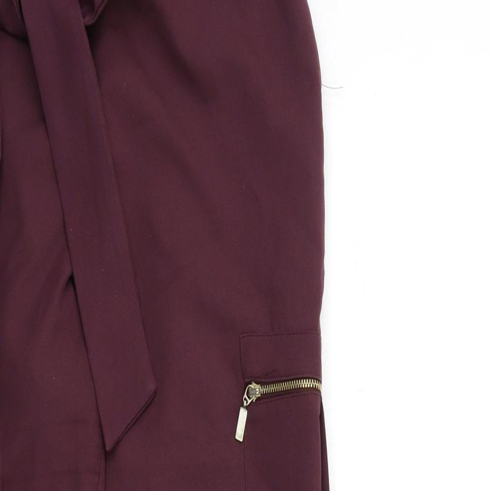 Select Womens Purple   Trousers  Size 10 L30 in