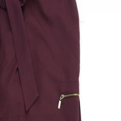 Select Womens Purple   Trousers  Size 10 L30 in