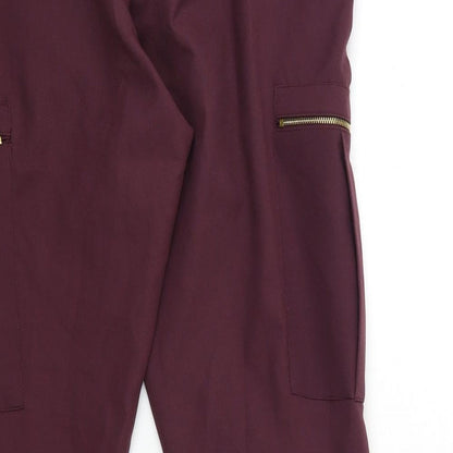 Select Womens Purple   Trousers  Size 10 L30 in