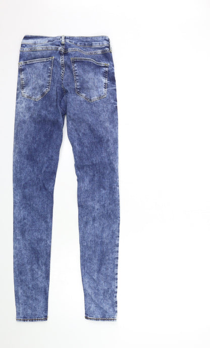 Womens UK Size 26 in H&M Regular Fit Skinny Blue Jeans