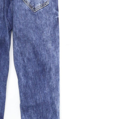 Womens UK Size 26 in H&M Regular Fit Skinny Blue Jeans