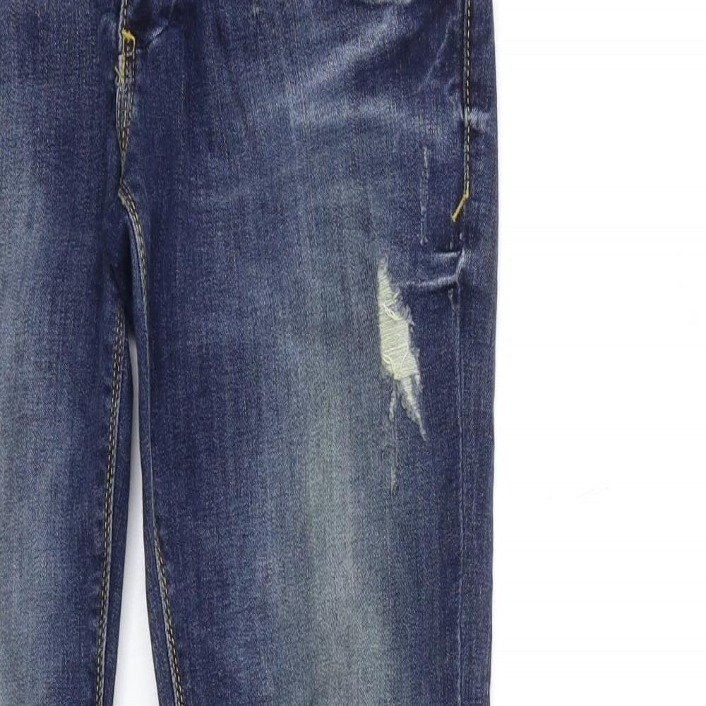 FOR EVERYDAY Womens Blue  Denim Skinny Jeans Size 27 in L27 in