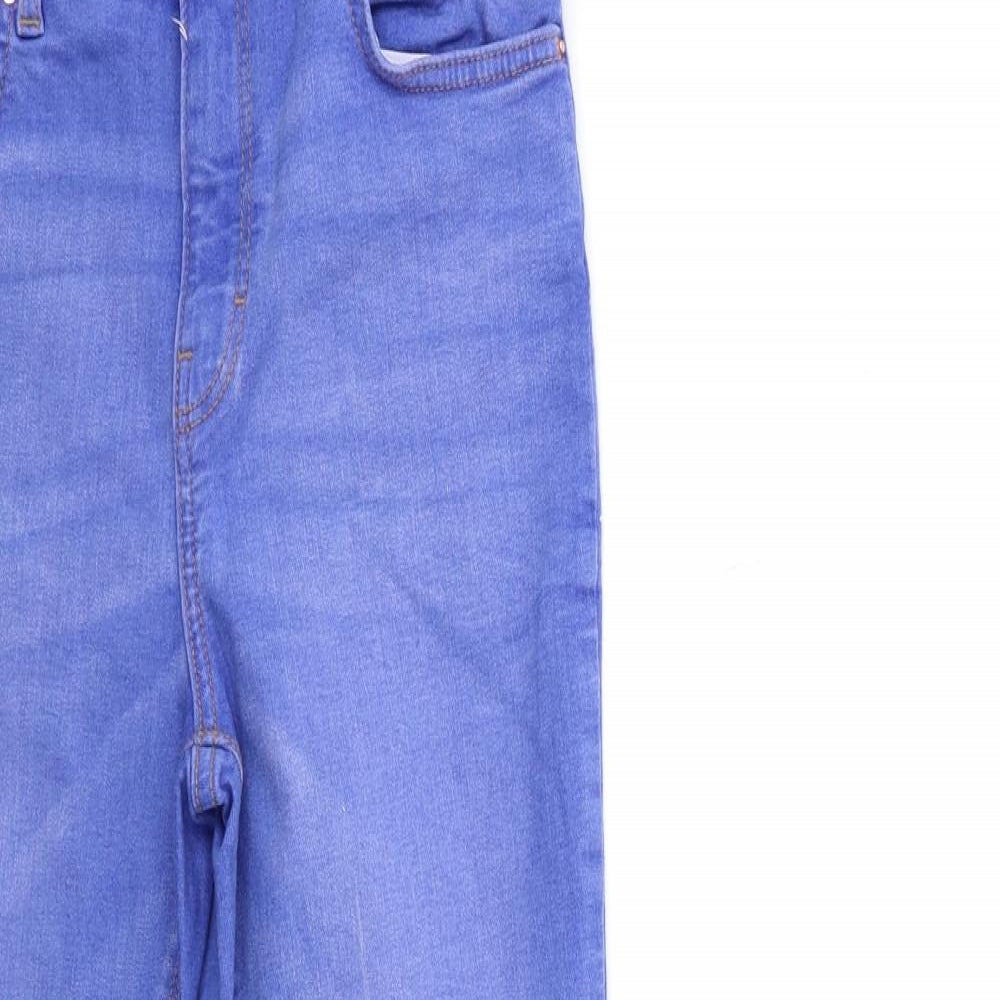 Denim & Co. Womens Blue  Denim Skinny Jeans Size 12 L28 in