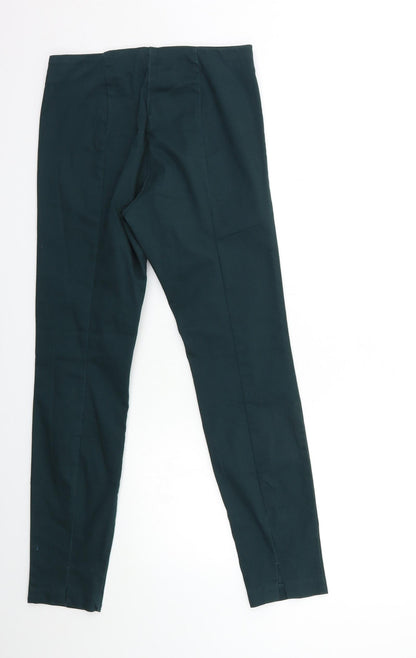 Womens UK Size 10 H&M Regular Fit Skinny Green Jeans
