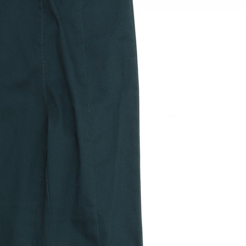Womens UK Size 10 H&M Regular Fit Skinny Green Jeans