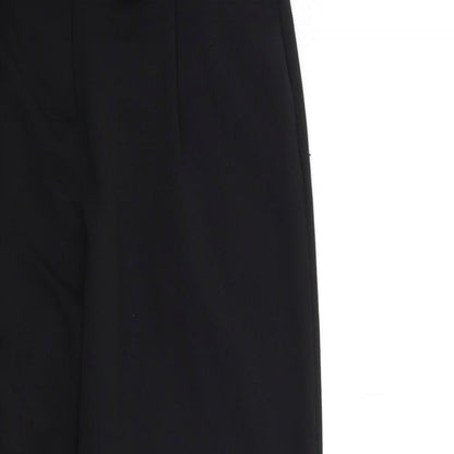 Krisp Womens Black   Trousers  Size 8 L25 in