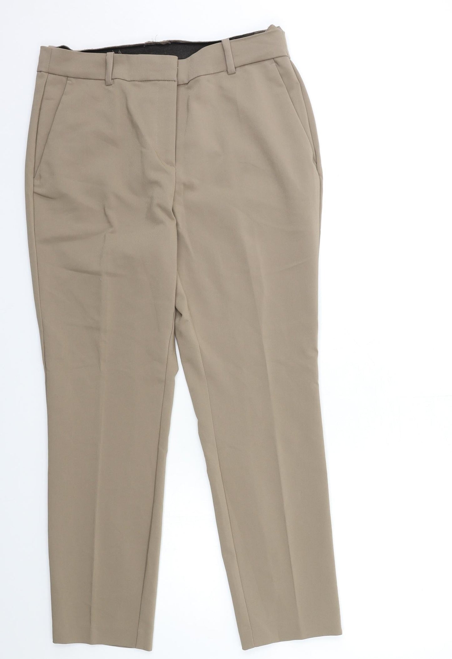 Womens UK Size 30 in Preworn Regular Fit  Beige Trousers