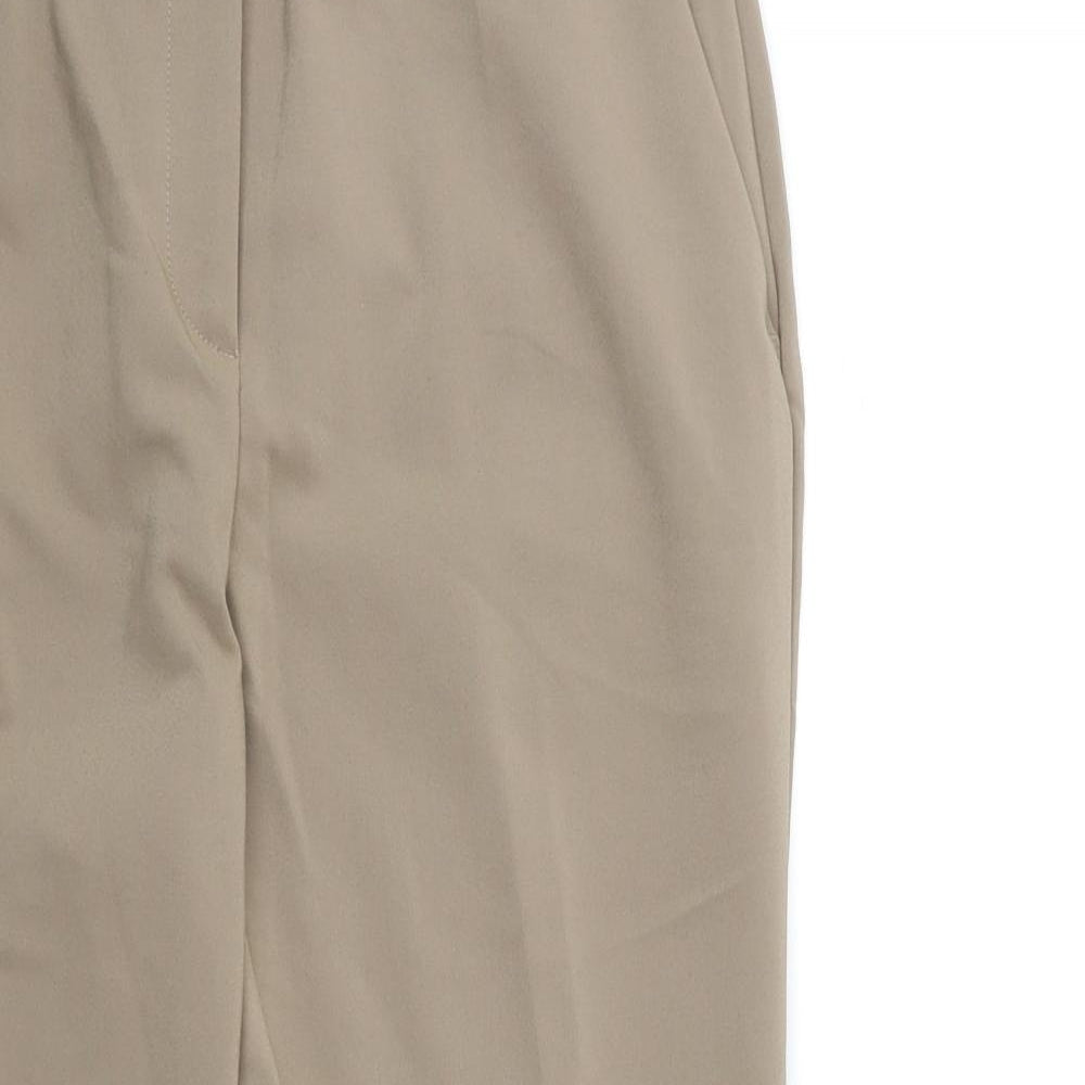 Womens UK Size 30 in Preworn Regular Fit  Beige Trousers