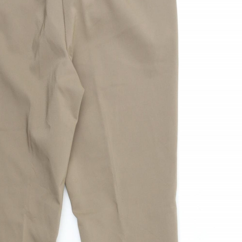Womens UK Size 30 in Preworn Regular Fit  Beige Trousers