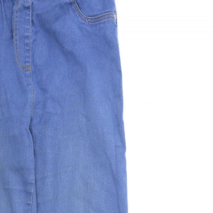 Nutmeg Womens Blue  Denim Jegging Jeans Size 12 L28 in