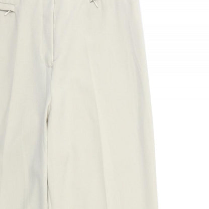 Womens UK Size 34 in Preworn Regular Fit  Beige Trousers