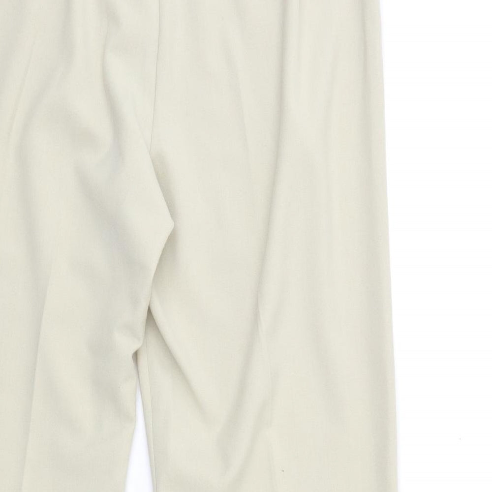 Womens UK Size 34 in Preworn Regular Fit  Beige Trousers