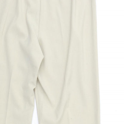 Womens UK Size 34 in Preworn Regular Fit  Beige Trousers
