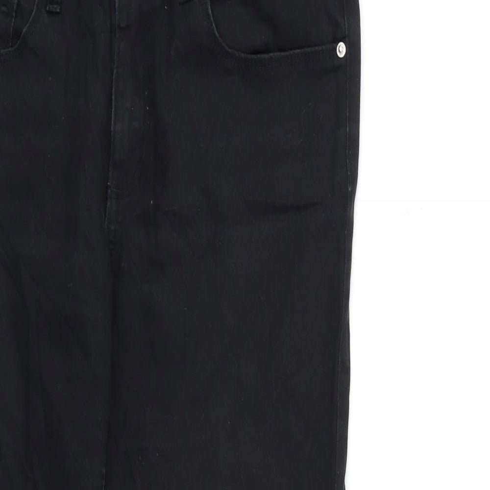 Womens UK Size 29 in Preworn Regular Fit Skinny Black Jeans