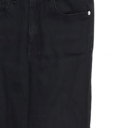 Womens UK Size 29 in Preworn Regular Fit Skinny Black Jeans