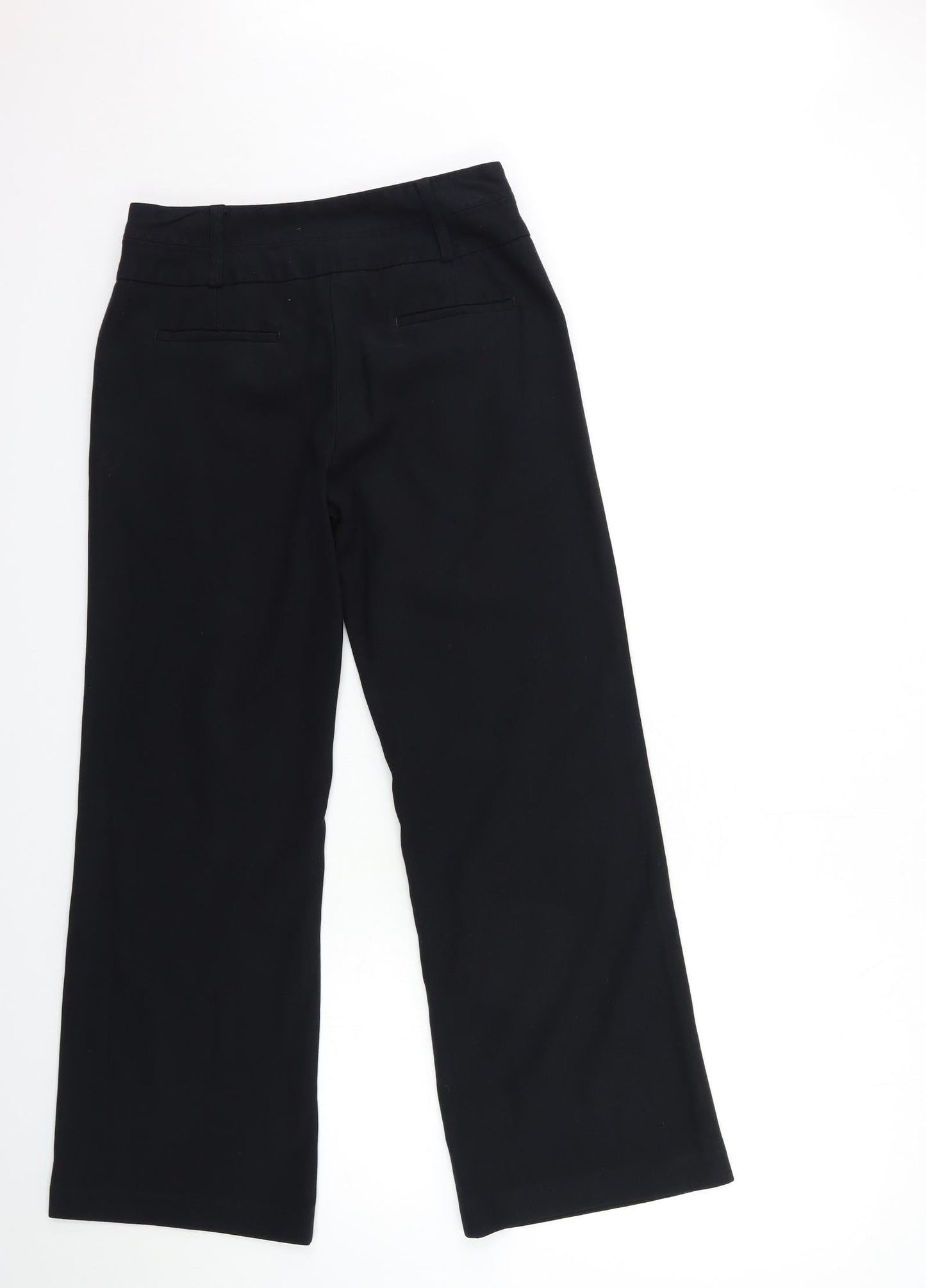 Womens UK Size 8 NEXT Regular Fit  Black Trousers