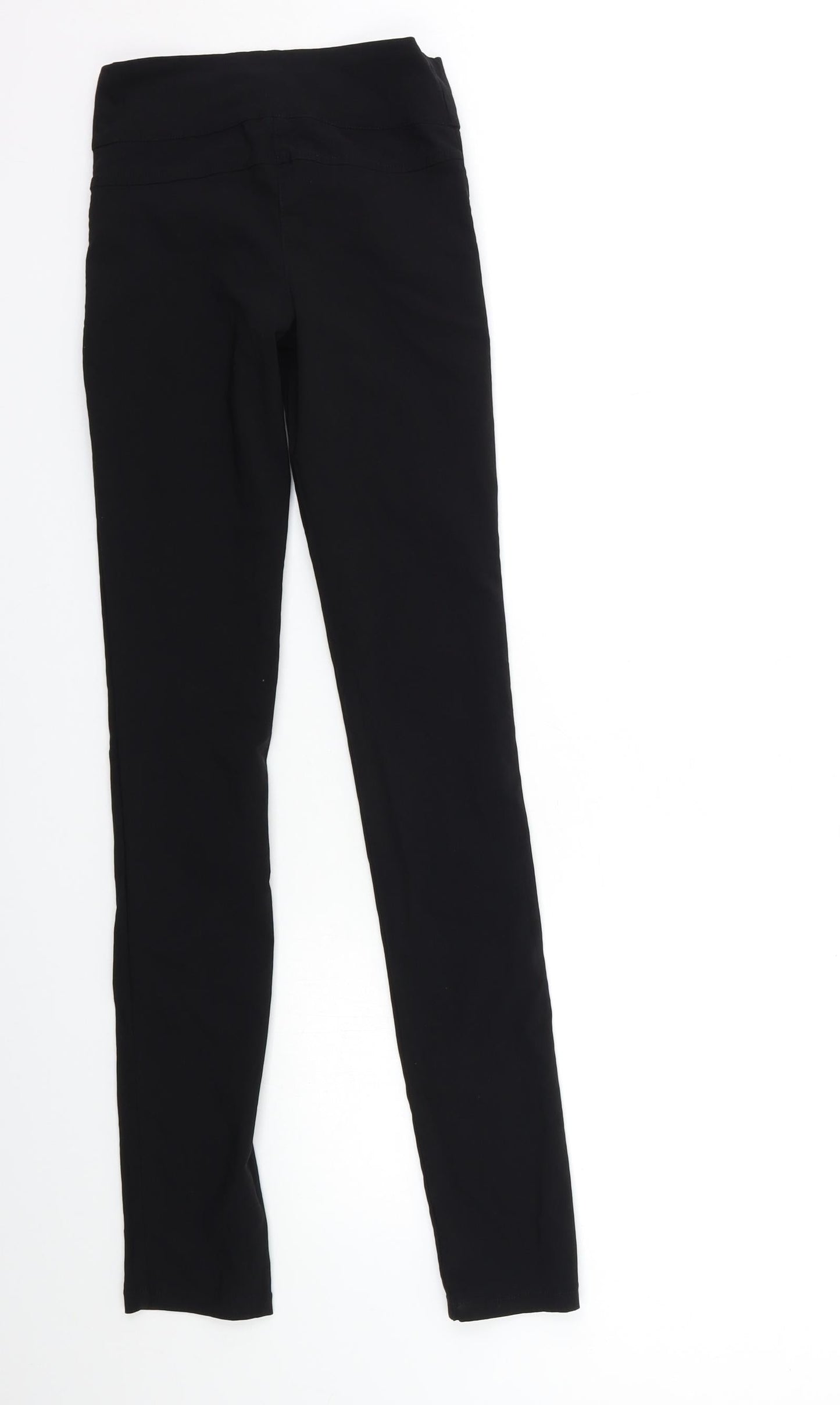 Womens UK Size 8 Preworn Regular Fit Skinny Black Jeans