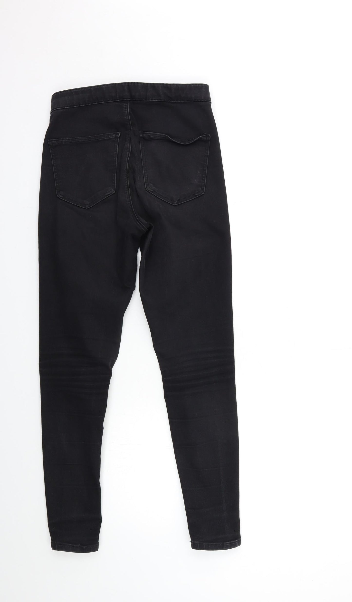 Topshop Womens Black  Denim Skinny Jeans Size 28 in L32 in