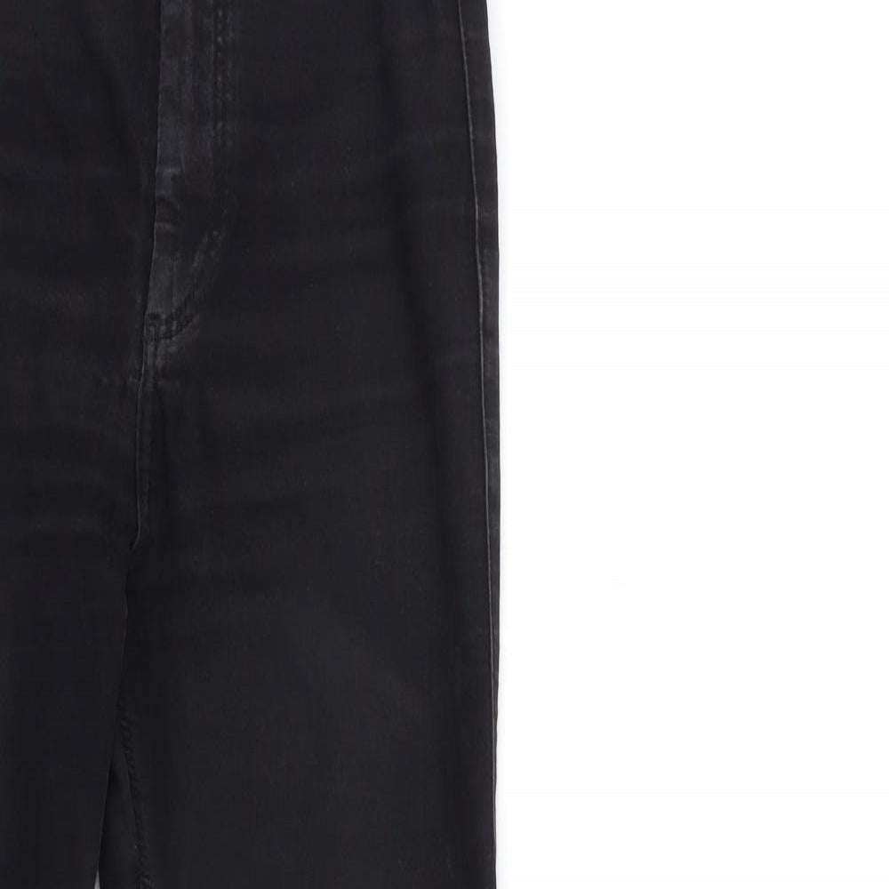 Topshop Womens Black  Denim Skinny Jeans Size 28 in L32 in