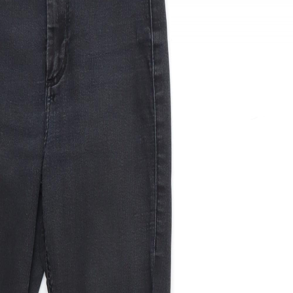 Topshop Womens Black  Denim Skinny Jeans Size 23 in L28 in