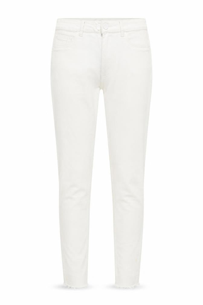 Womens UK Size 10 Papaya Regular Fit Skinny White Jeans