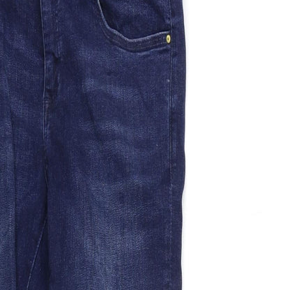 Denim & Co. Womens Blue  Denim Skinny Jeans Size 10 L28 in