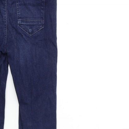 Denim & Co. Womens Blue  Denim Skinny Jeans Size 10 L28 in