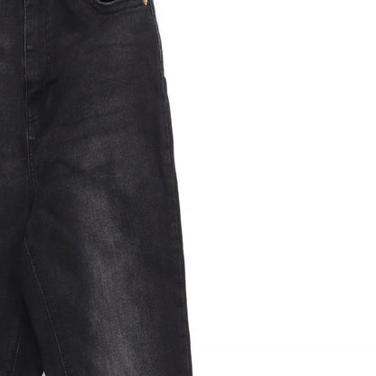 Denim & Co. Womens Black  Denim Skinny Jeans Size 12 L28 in