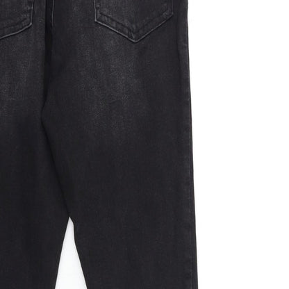 Denim & Co. Womens Black  Denim Skinny Jeans Size 12 L28 in