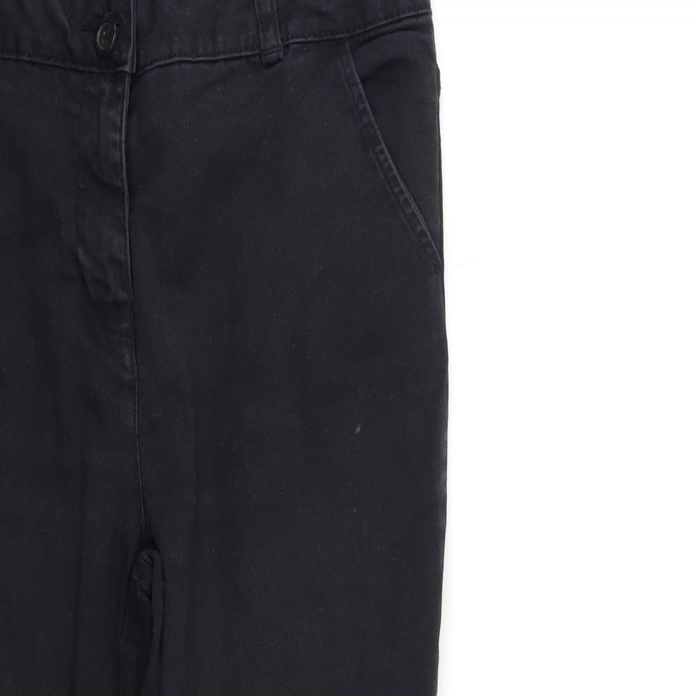 George Womens Black   Trousers  Size 12 L26 in