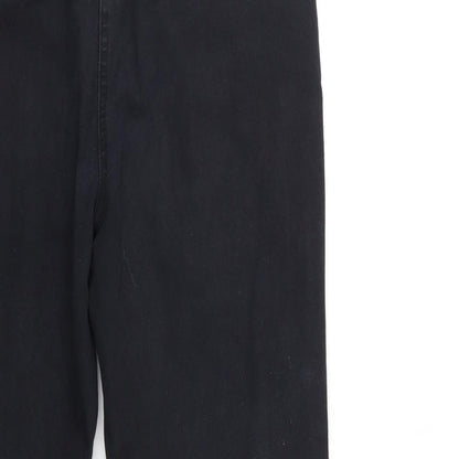 George Womens Black   Trousers  Size 12 L26 in
