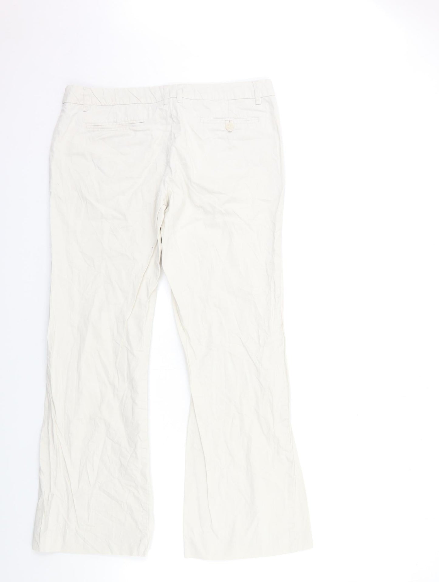 Mango Womens Beige   Trousers  Size 12 L29 in