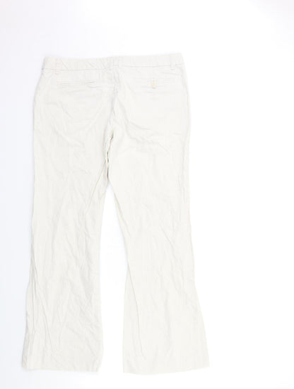 Mango Womens Beige   Trousers  Size 12 L29 in