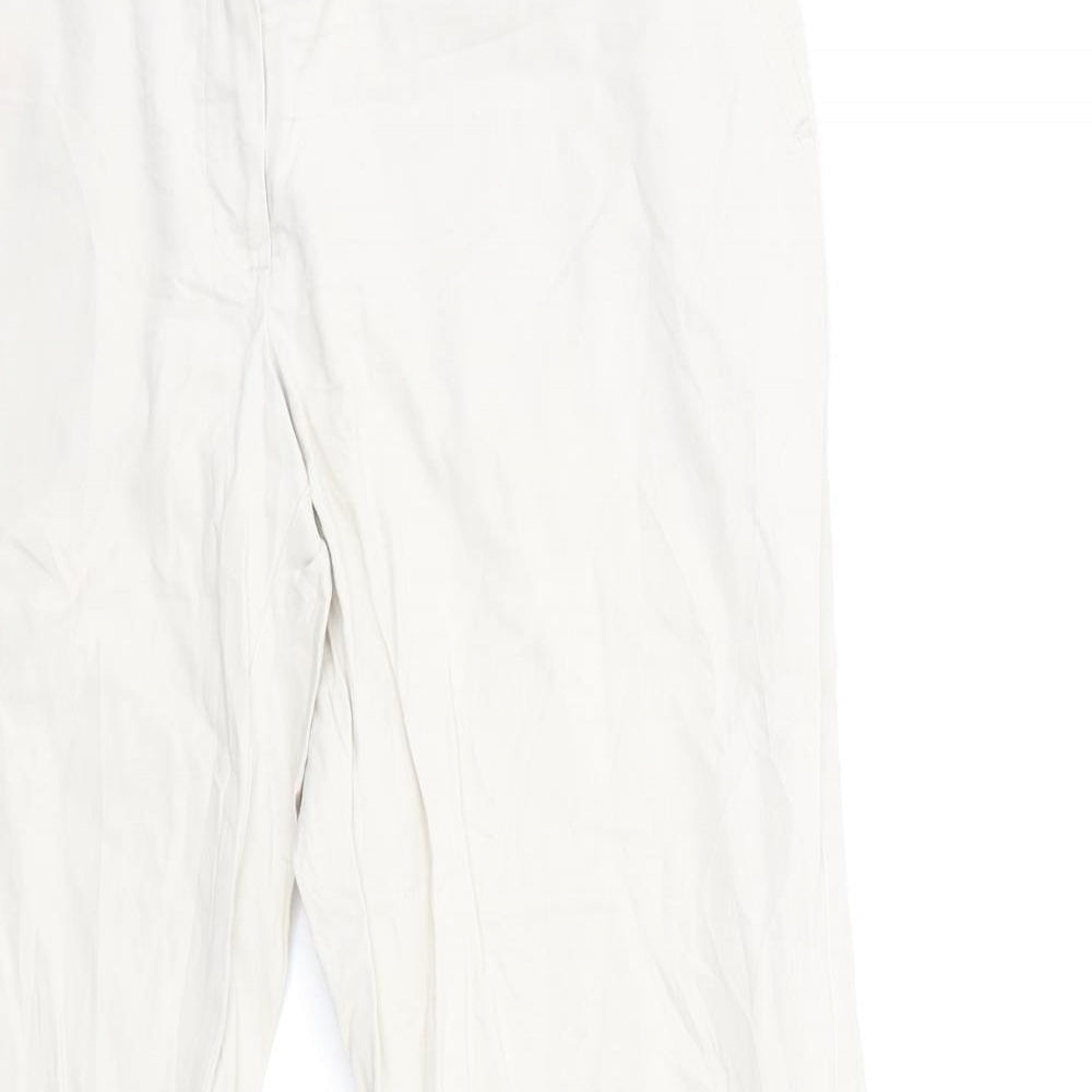 Mango Womens Beige   Trousers  Size 12 L29 in