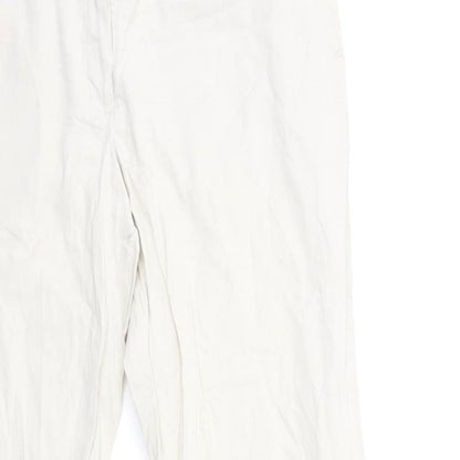 Mango Womens Beige   Trousers  Size 12 L29 in