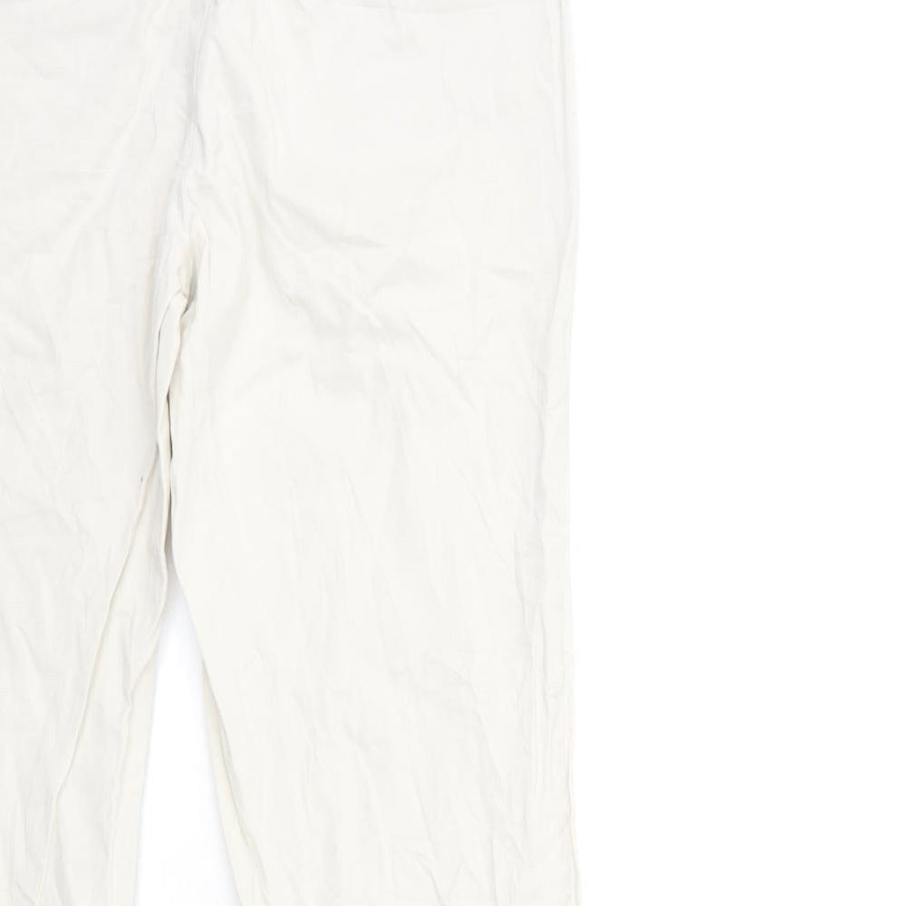 Mango Womens Beige   Trousers  Size 12 L29 in