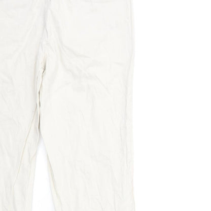 Mango Womens Beige   Trousers  Size 12 L29 in