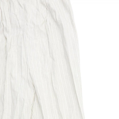 Womens UK Size 32 in ELVI Regular Fit  Beige Trousers