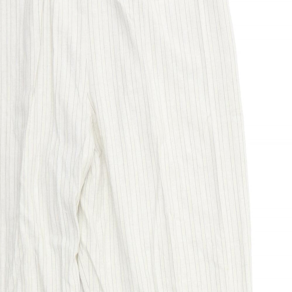 Womens UK Size 32 in ELVI Regular Fit  Beige Trousers