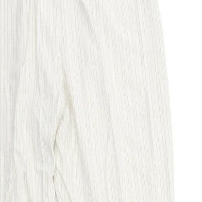 Womens UK Size 32 in ELVI Regular Fit  Beige Trousers