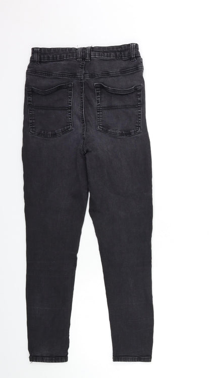 COLLUSION Womens Black  Denim Skinny Jeans Size 28 in L30 in