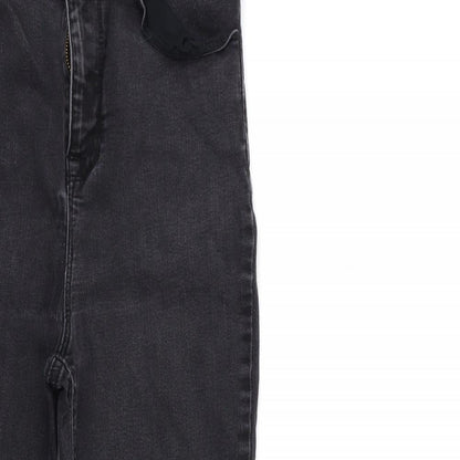 COLLUSION Womens Black  Denim Skinny Jeans Size 28 in L30 in